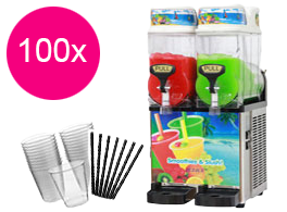 Slushie packages for hire in Brisbane - 100 drinks